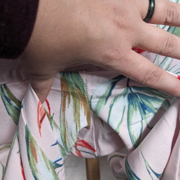 Zac & Rachel Floral Pull-On Millennium Ankle Pant Sz 10 - Picture 5 of 7